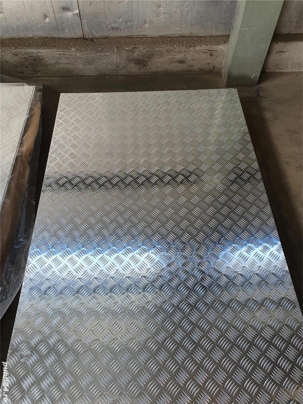 Tabla aluminiu striata 1.5x1000x2000mm Quintett 5bare reliefata antiderapanta antialunecare foaie 