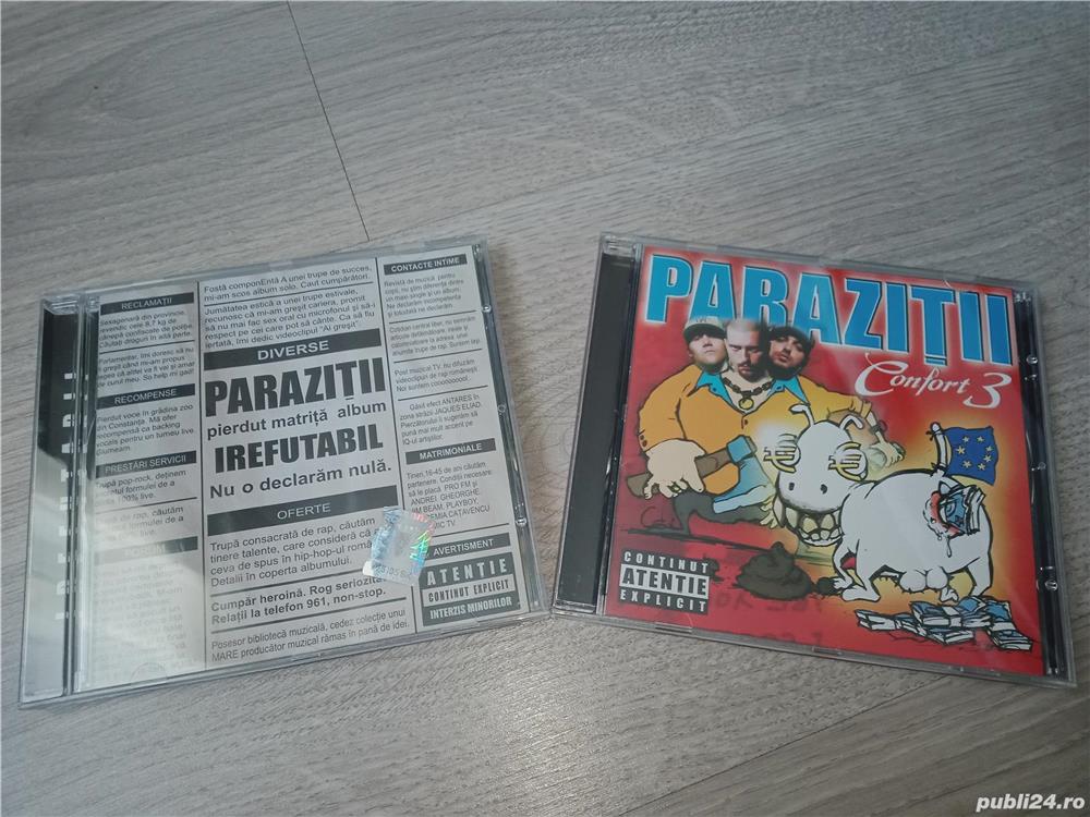  CD Parazitii - Confort 3 + Irefutabil ( set x2 originale , SIGILATE)