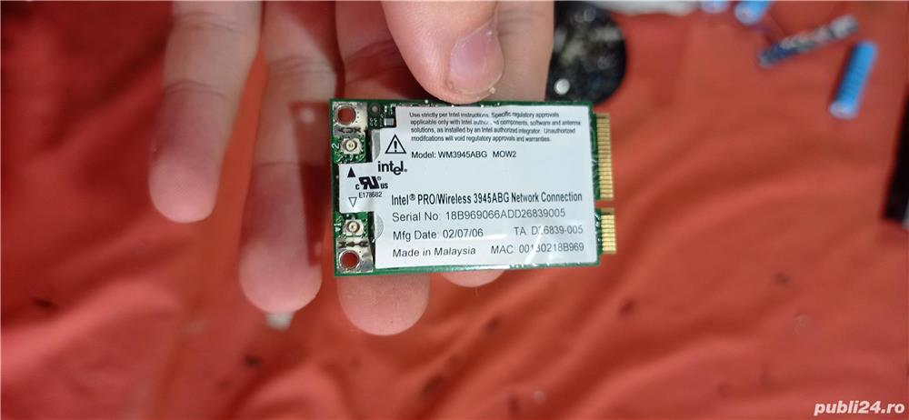modul wireless laptop 2,4ghz intel wm3945abg now2