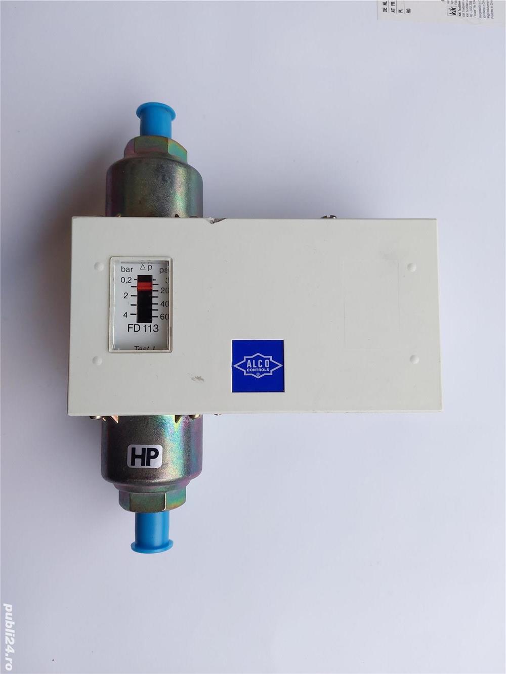 Controler diferential presiune freon Alco FD113 presostat HP LP