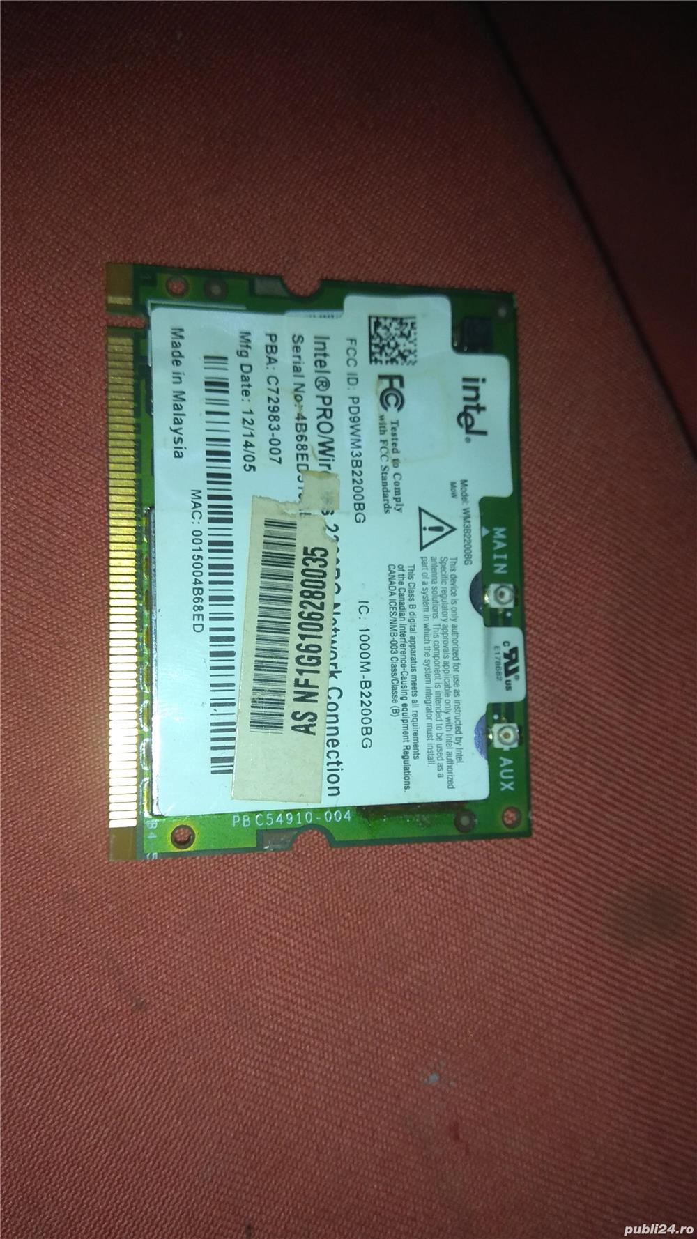 placa retea wifi intel 1000m-b2200bg