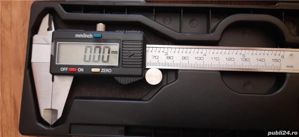 Subler digital, 0-150 mm/ 0 6 inch, inox, Nou ! 