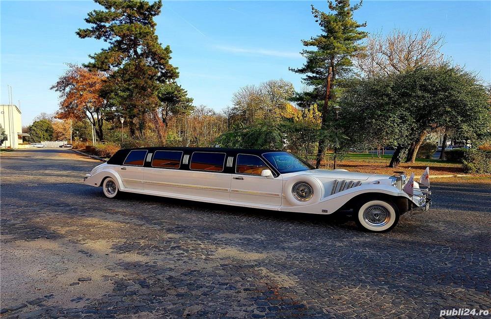 Limuzina chrysler 300C si Excalibur vintage pentru diferite evenimente    