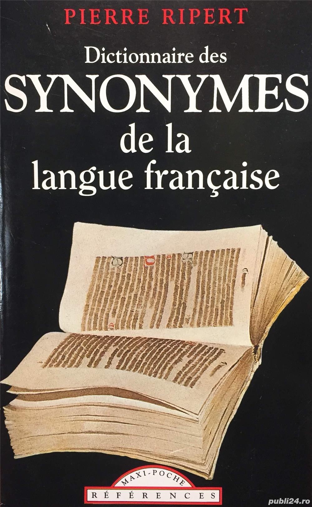 Dictionnaire des synonymes de la langue fran aise Pierre Ripert  Titlu: Dictionnaire des synonymes d