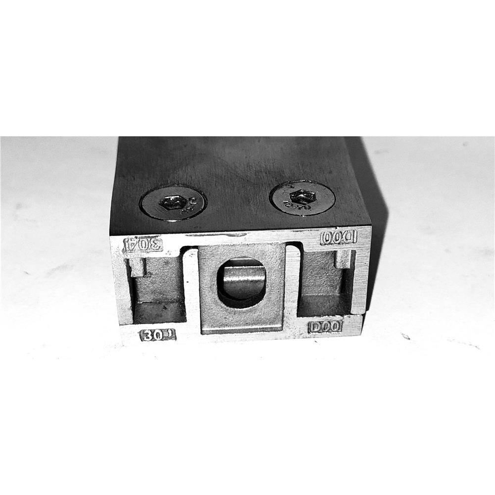 Clema inox cu profil drept