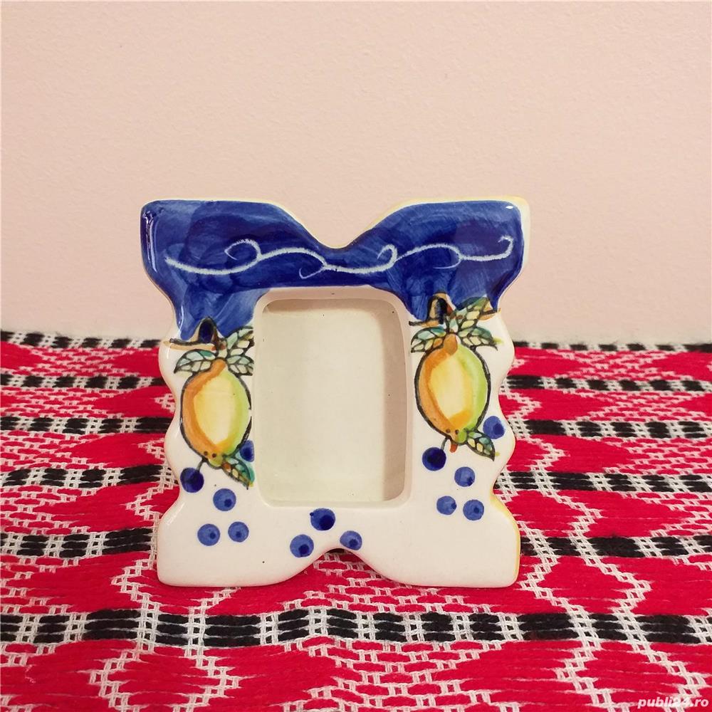 rama foto iconita rustic bibelou portelan miniatura ceramica