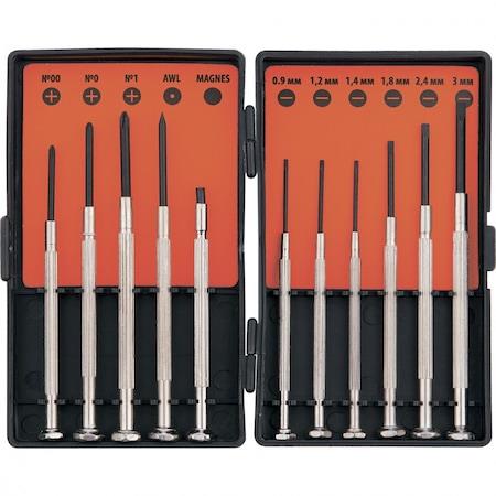 Set surubelnite pentru mecanica fina,11 bucati