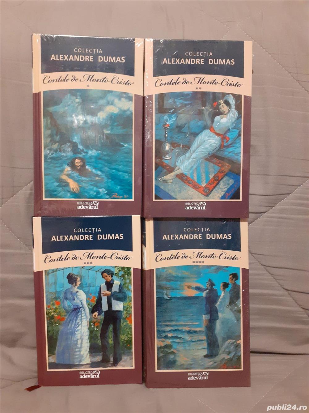 Contele de Monte Cristo-Alexandre Dumas (4 vol) editie cartonata