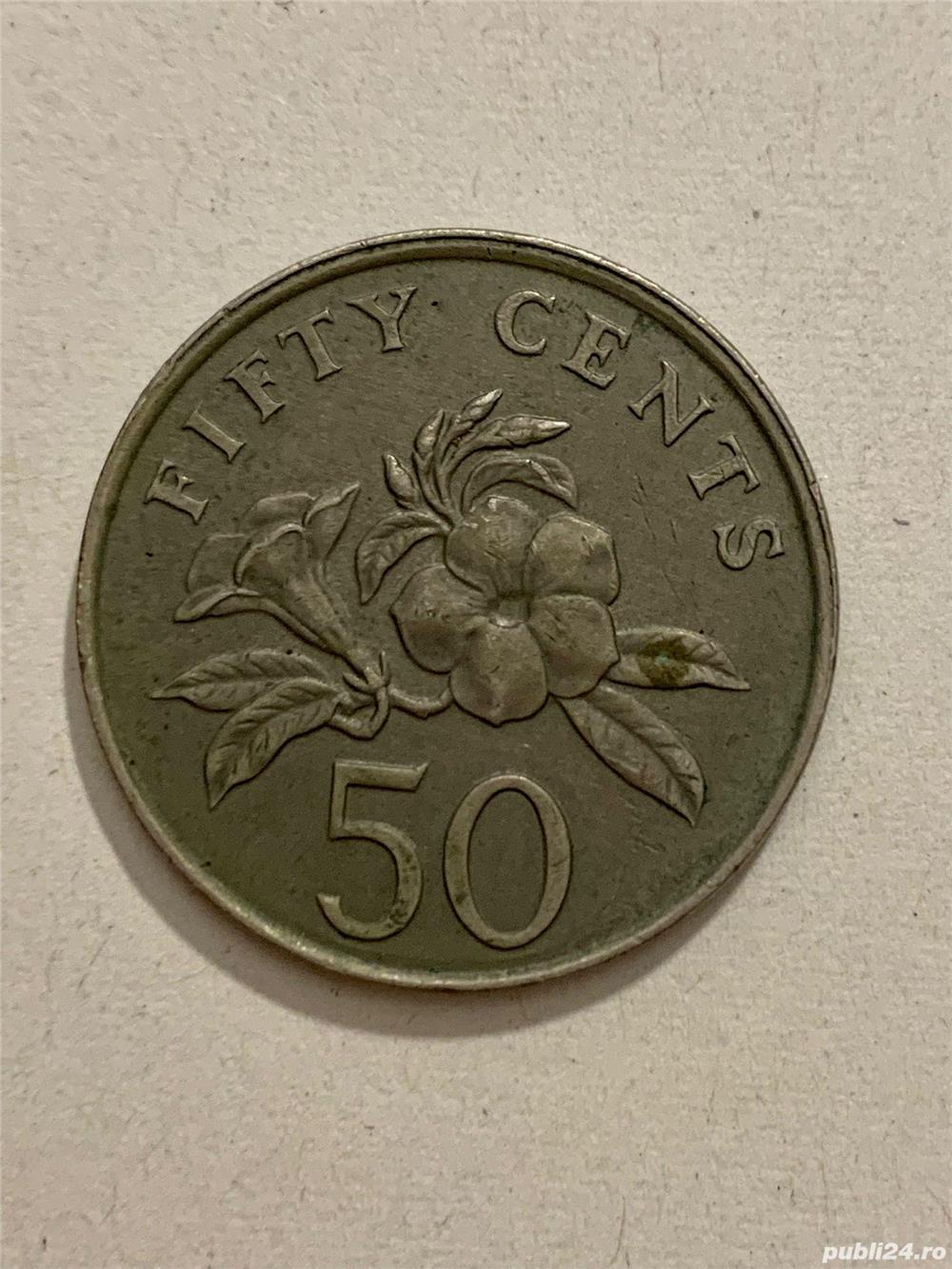 Moneda 50 CENTI - 50 CENTS - Singapore - 1987 - KM 53.1 (148)