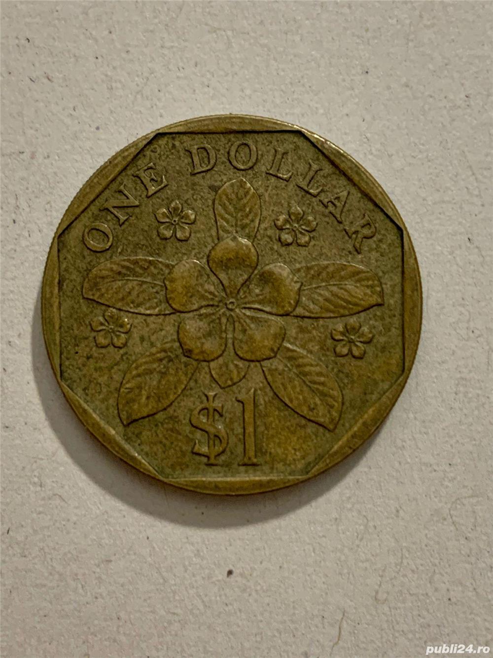 Moneda 1 DOLAR - 1 dollar - Singapore - 1989 - KM 54b (151)