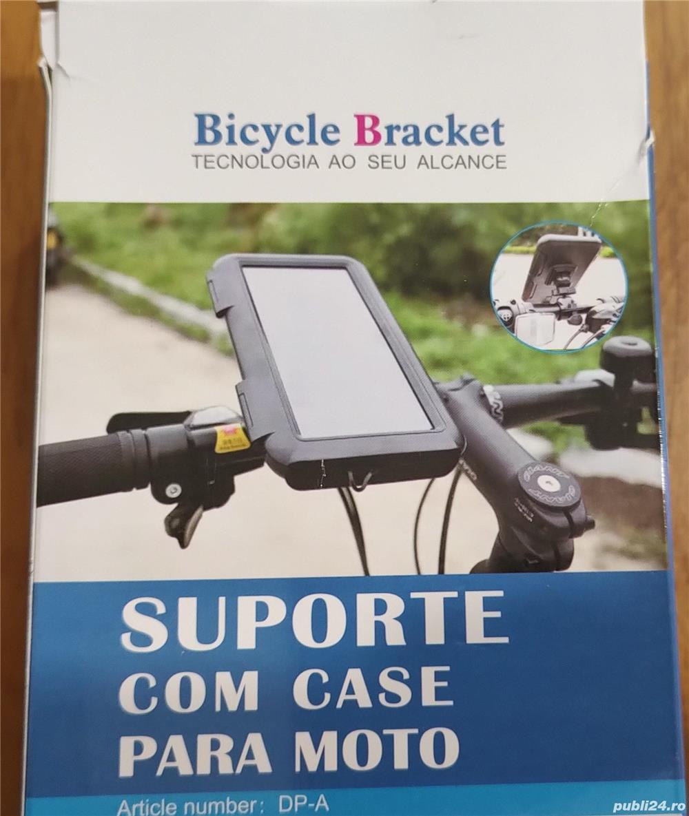 Suport telefon smartphone pentru bicicletă, motocicletă, scuter sau trotinetă 