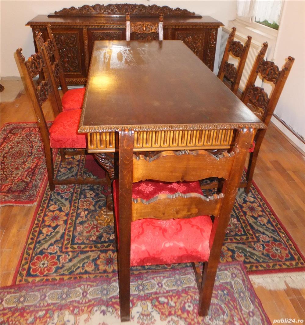 Mobila sufragerie stil florentin 