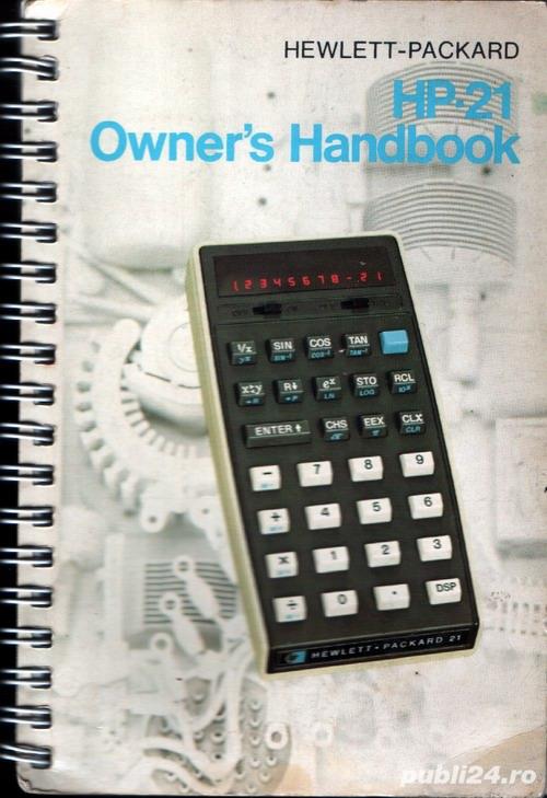 HP-21 Owner handbook