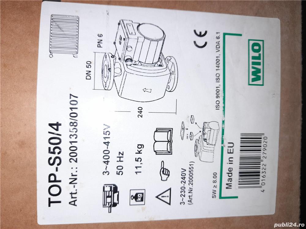 Wilo pompa de circulatie wilo 