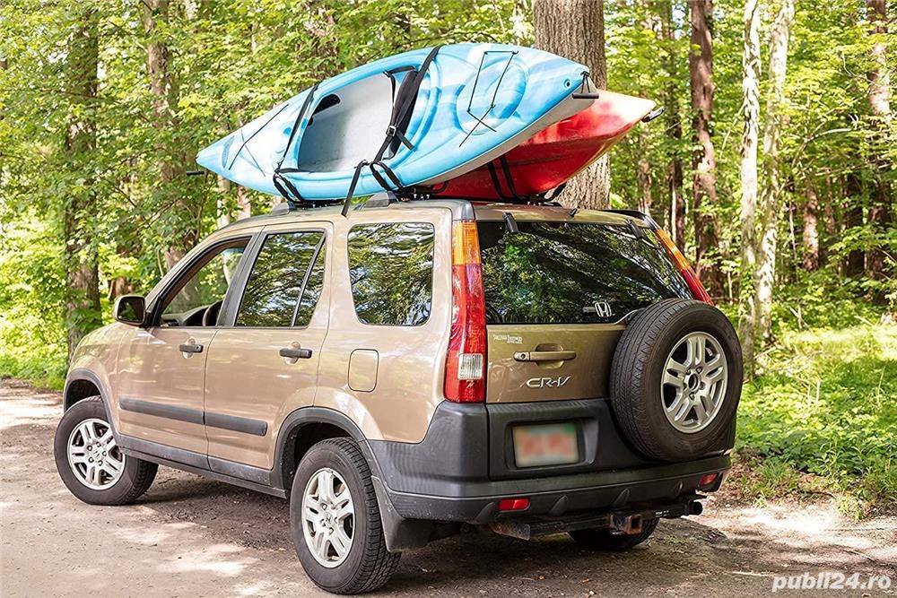 Suport portbagaj pentru transport caiac canoe pe bare transversale