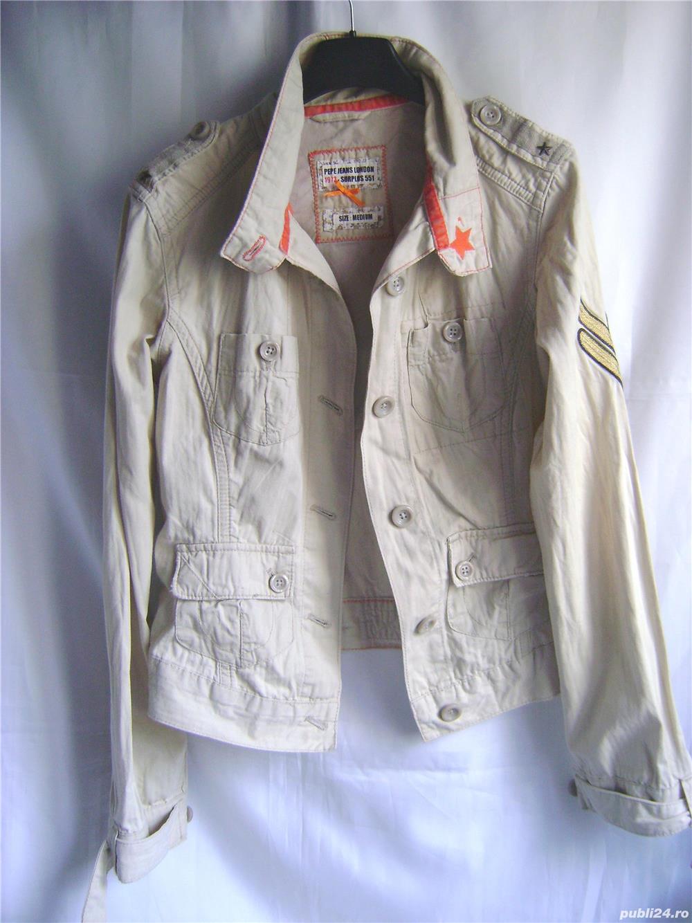 Geacă cu broderie, Pepe Jeans London