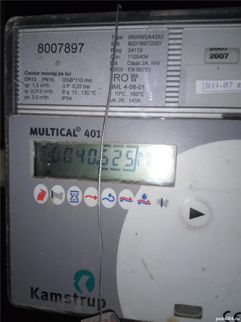 Contor energie termica / gigacalorimetru