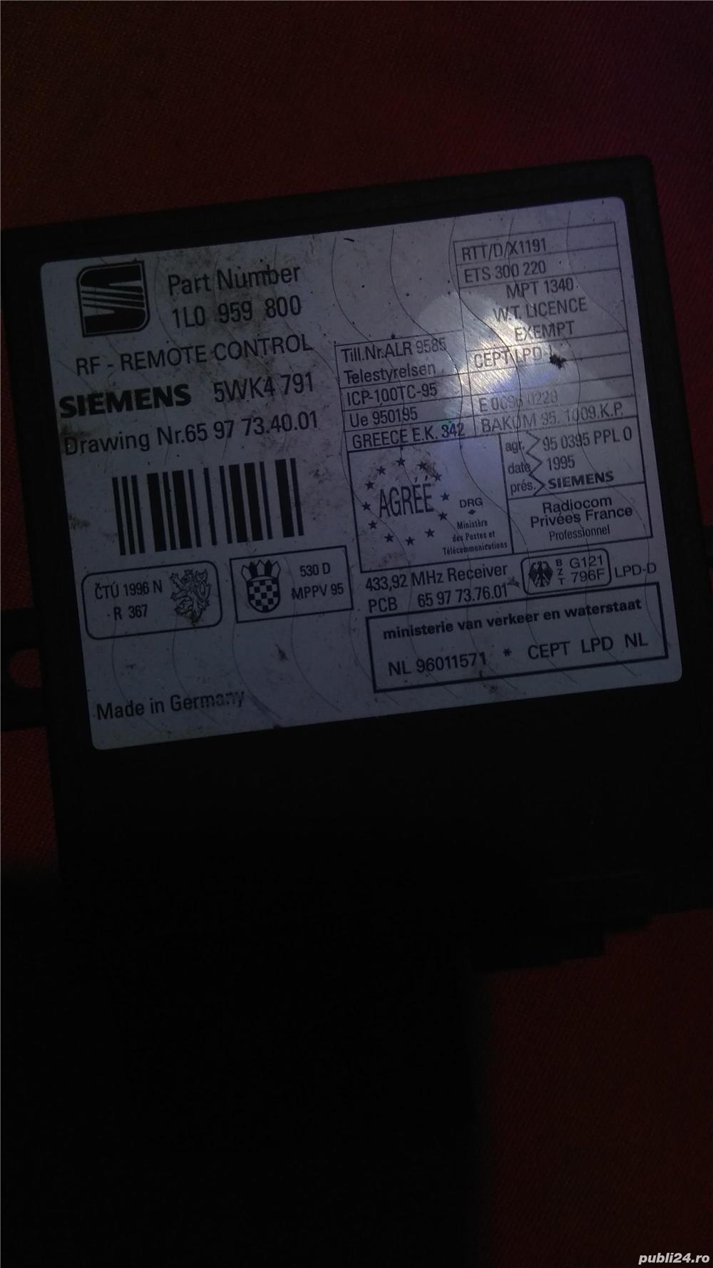 Seat remote control 5wk4791