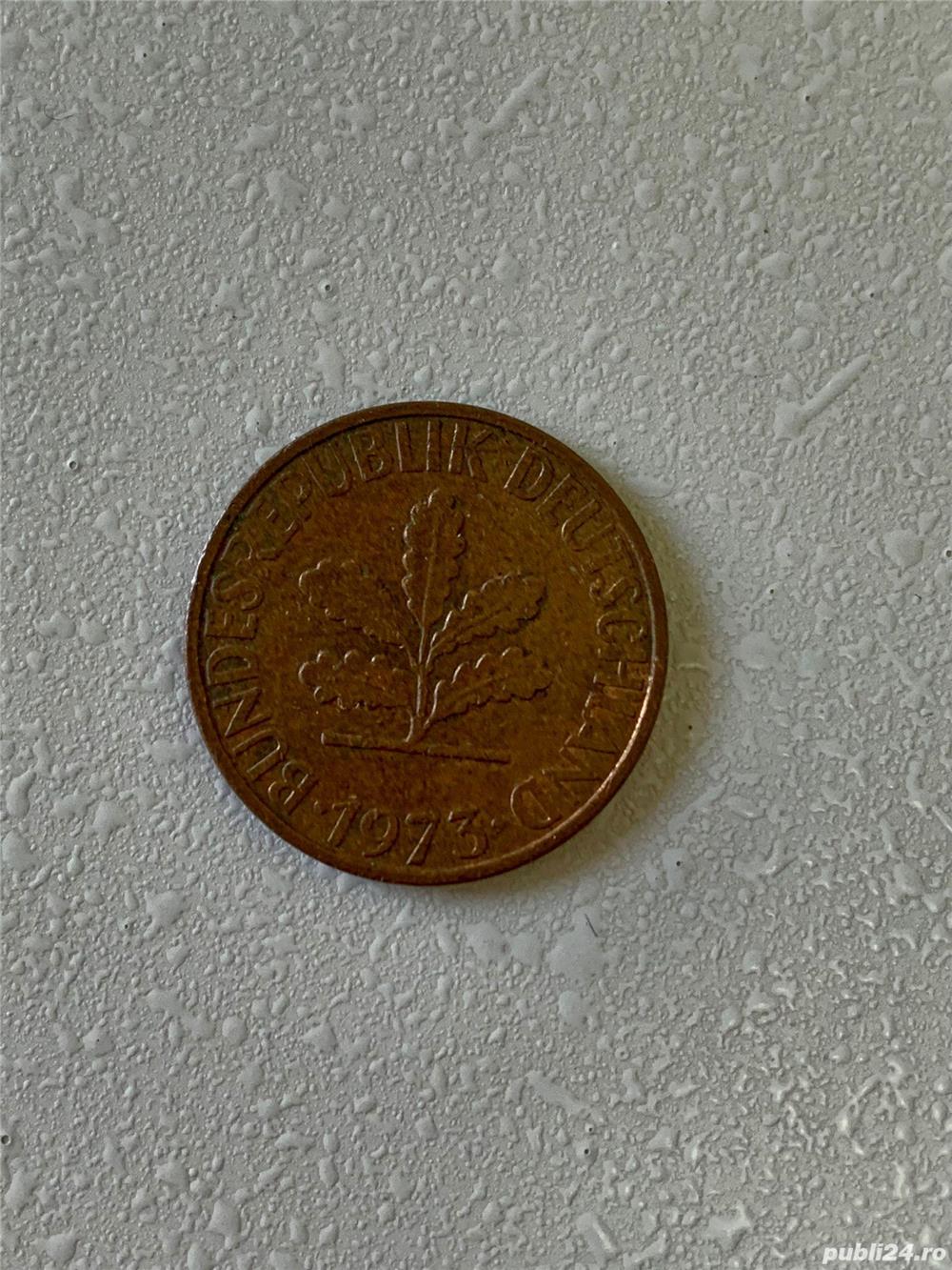 Moneda 2 PFENNIG - 1973 D - Germania - KM 106a (211)