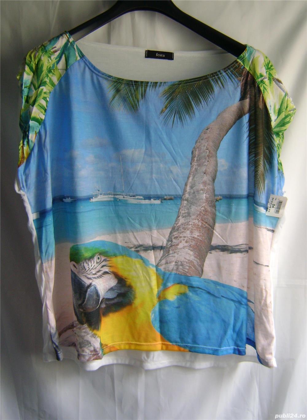 Bluză imprimeu original, cu etichetă