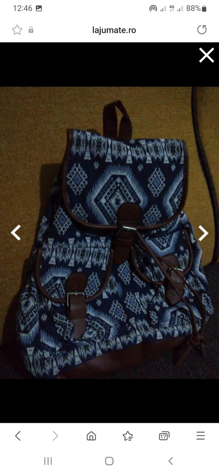 Rucsac dama NOU Made in Franta