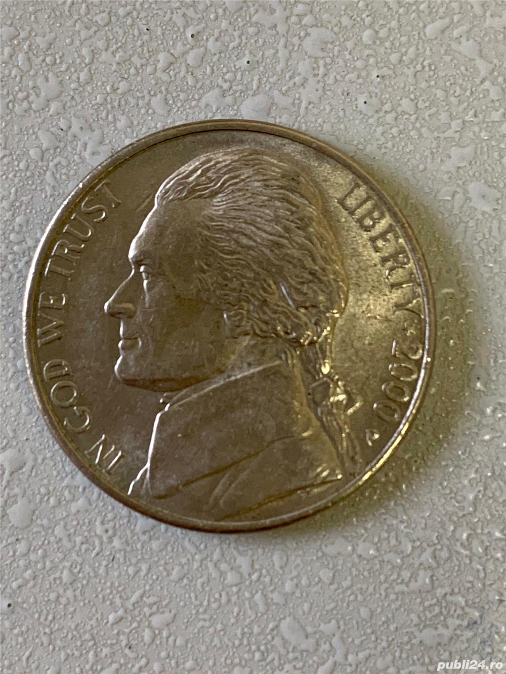 Moneda 5 CENTI - 5 CENTS - SUA   USA - 2000 P - KM 192 (249)