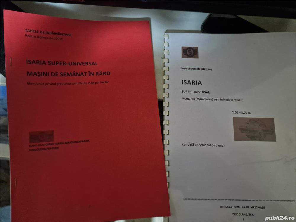 Tabel si documente semănătoare paioase