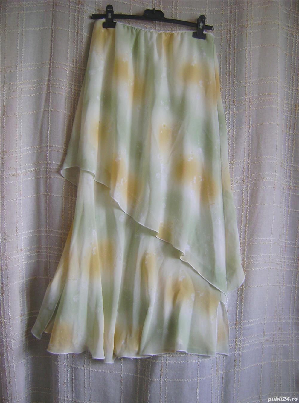 Fustă voal, pe elastic