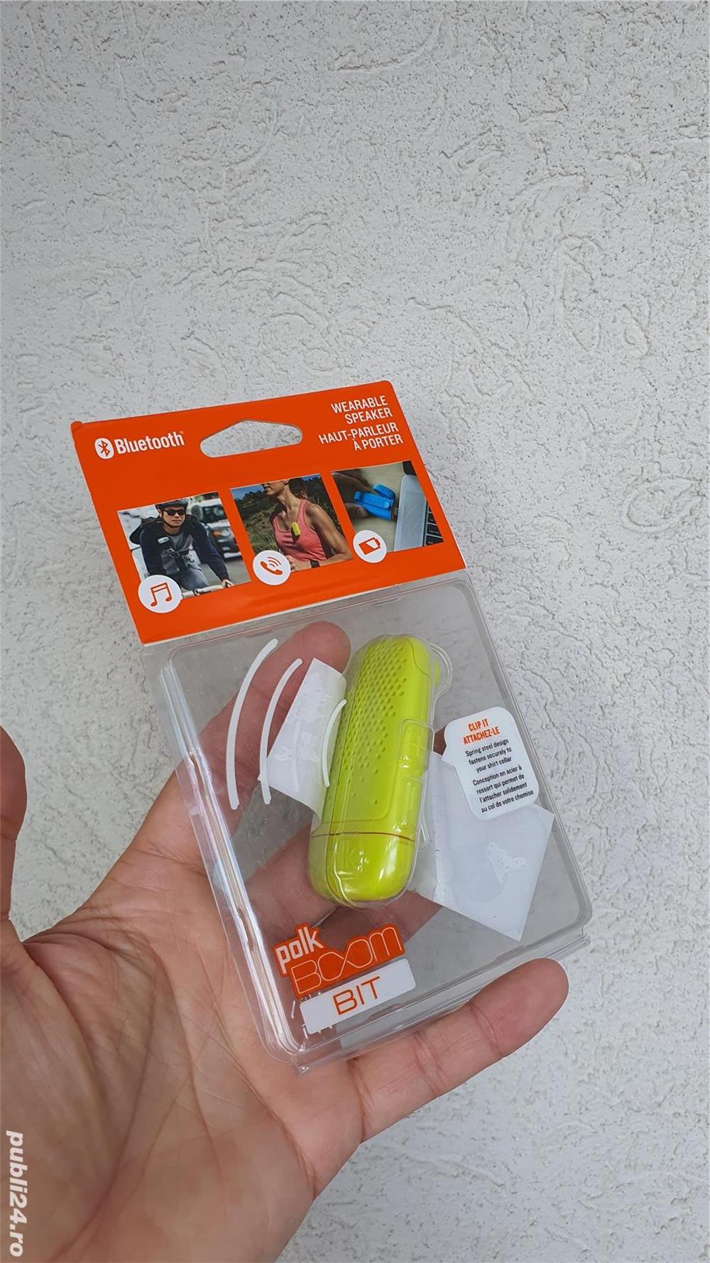 Boxa bluetooth ultra - portabila Polk BOOM Bit   Sigilata