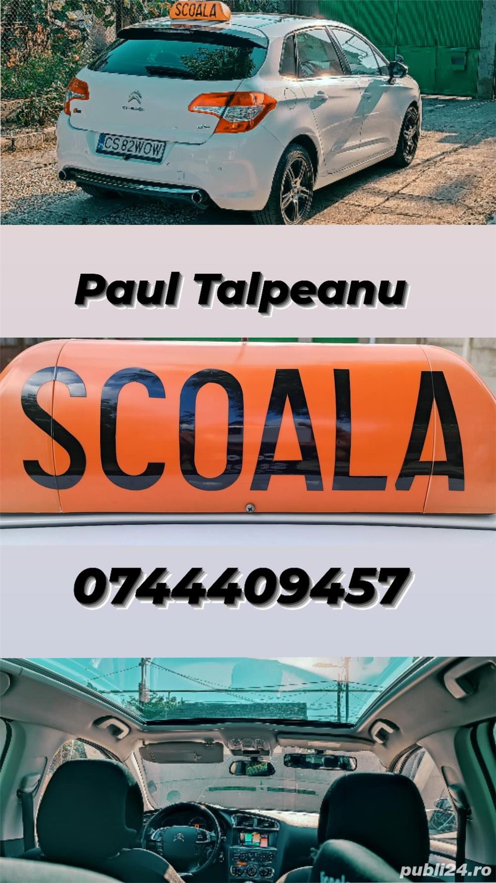 instructor auto Paul Talpeanu in Bocsa caras Severin 