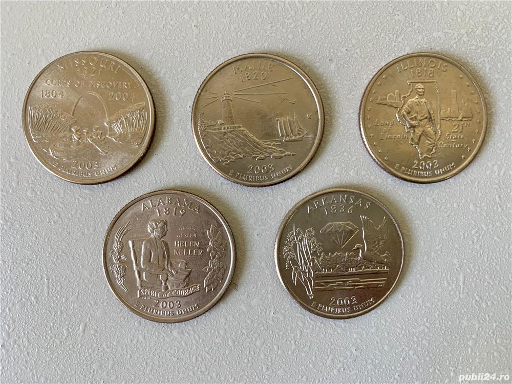 5 Comemorative 1 4 DOLAR 25 CENTI - CENTS - 2003 P D - SUA - USA - KM 343 (305)