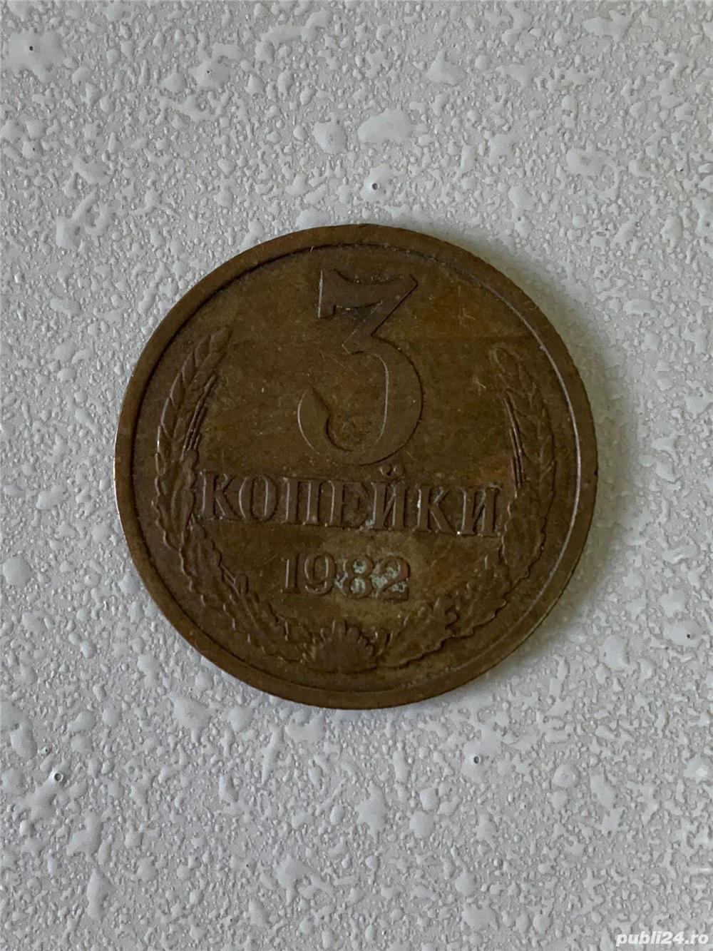 Moneda 3 COPEICI - kopecks - kopeika - kopeks - kopeici - 1982 - Rusia - (334)