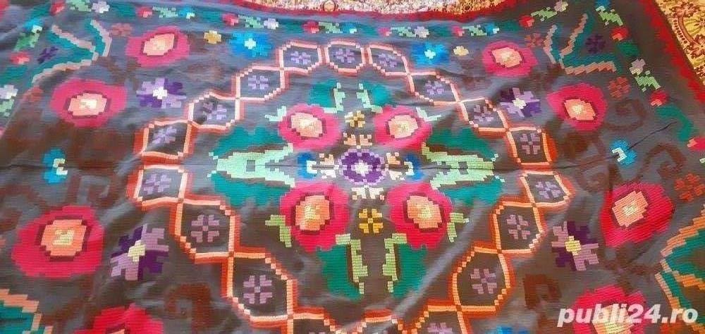 Cuvertura sec XVIII, oglinda antica, tava-supiera alpaca, rame s.XIX