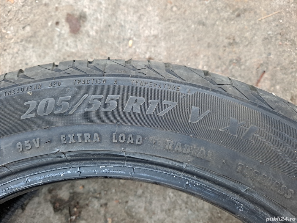 205/55R17 95V MATADOR Hectorra 3 MP47, Vară, DOT 0222, profil 8mm, rulat 500 km