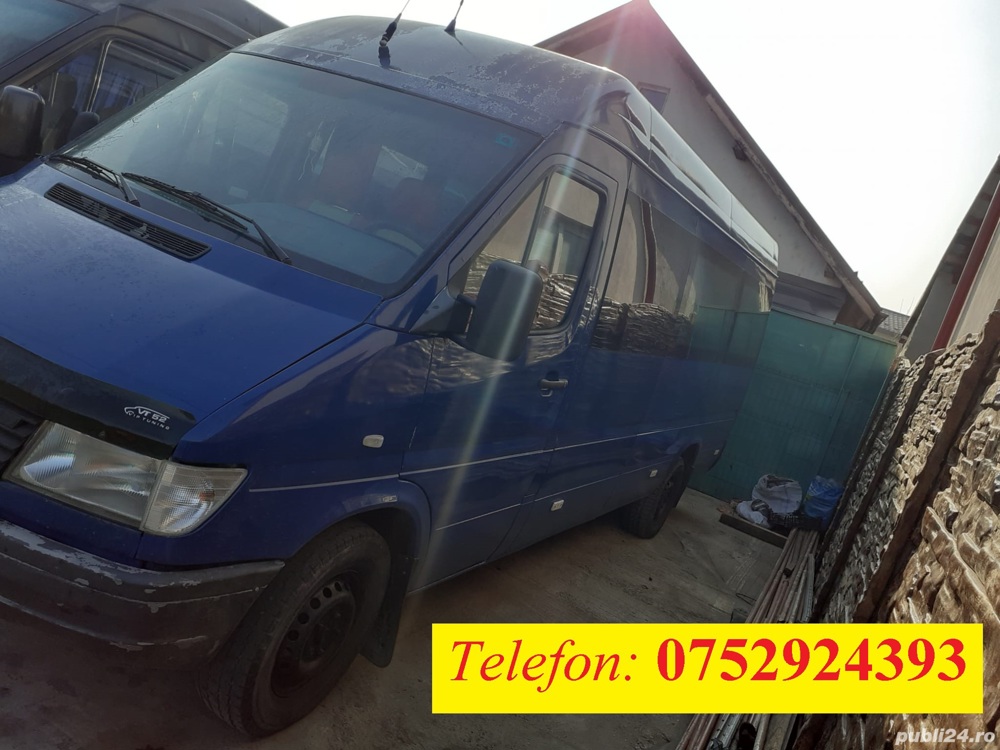 Microbuz Mercedes -Benz Sprinter 312 2.9CDi, AC, 16 locuri