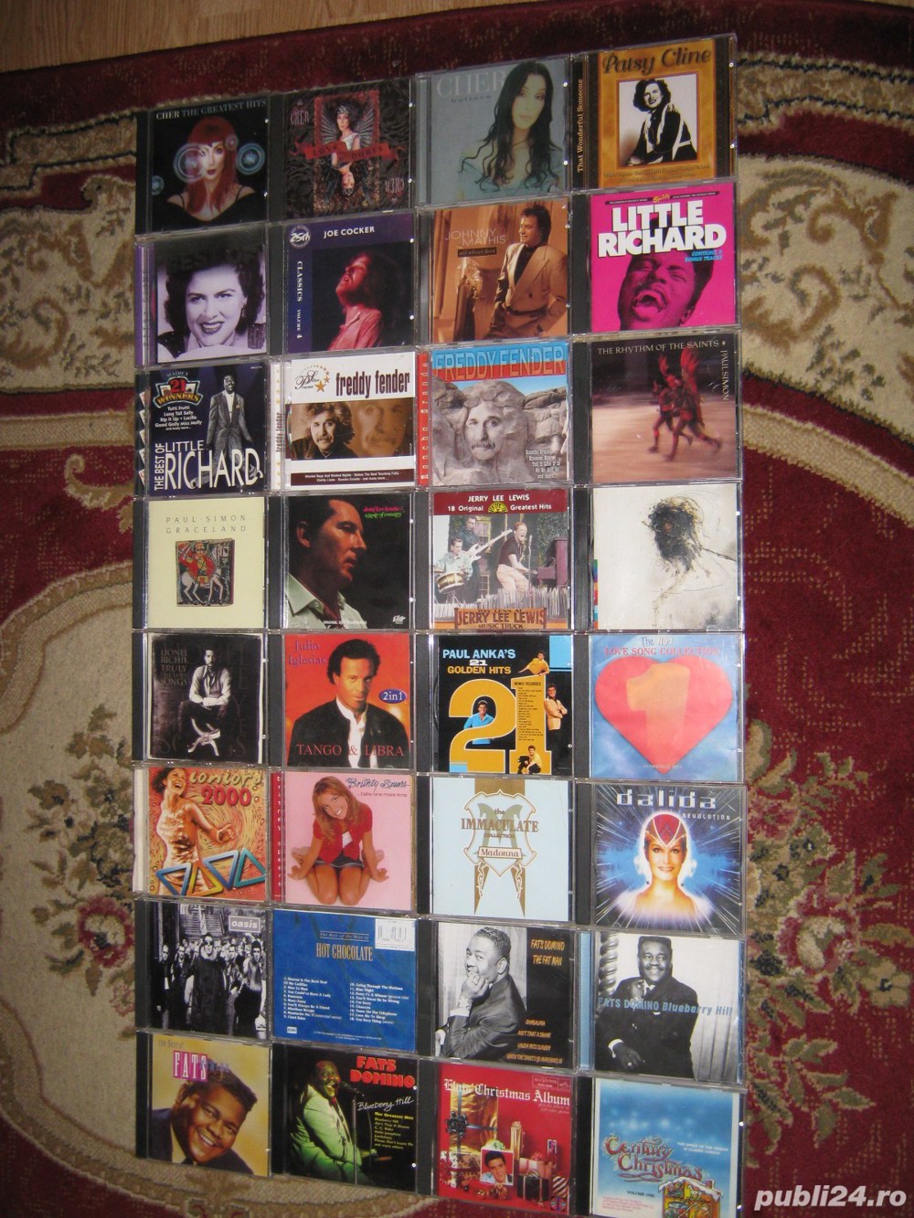 Canada.s.u.a.,cd muzica,cher,paul simon,jerry lee lewis,paul anka,little richard,freddy fender,super