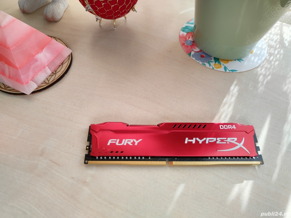 Memorie HyperX Fury RED 8GB DDR4 2400 Mhz CL15 (impecabila)