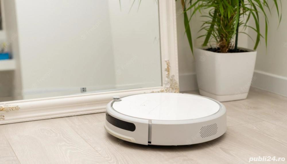 Aspirator robot pentru podea, 1 l, Autonomie 120 min, Acumulator 1200 mAH,Incarcare USB,nou.        