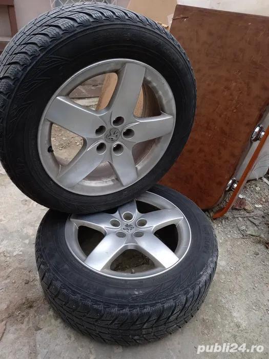 Genți Peugeot 407 aliaj + Cauciucuri  