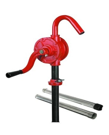 Pompa manula rotativa din fonta pentru butoi