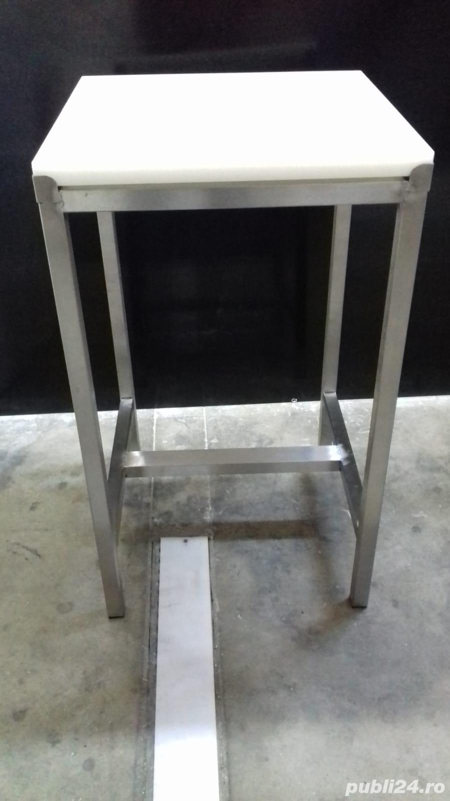 Butuc transare rama inox blat polietilenă HDPE