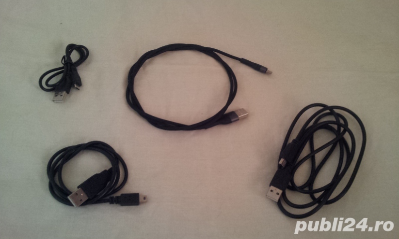 Cablu USB tip C, cablu mini-USB, cablu micro-USB