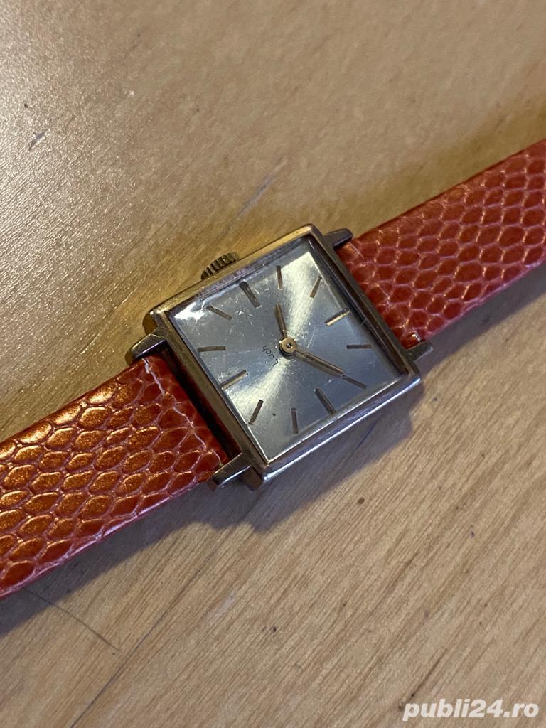 Ceas Luch Dama Mecanic rusesc aurit