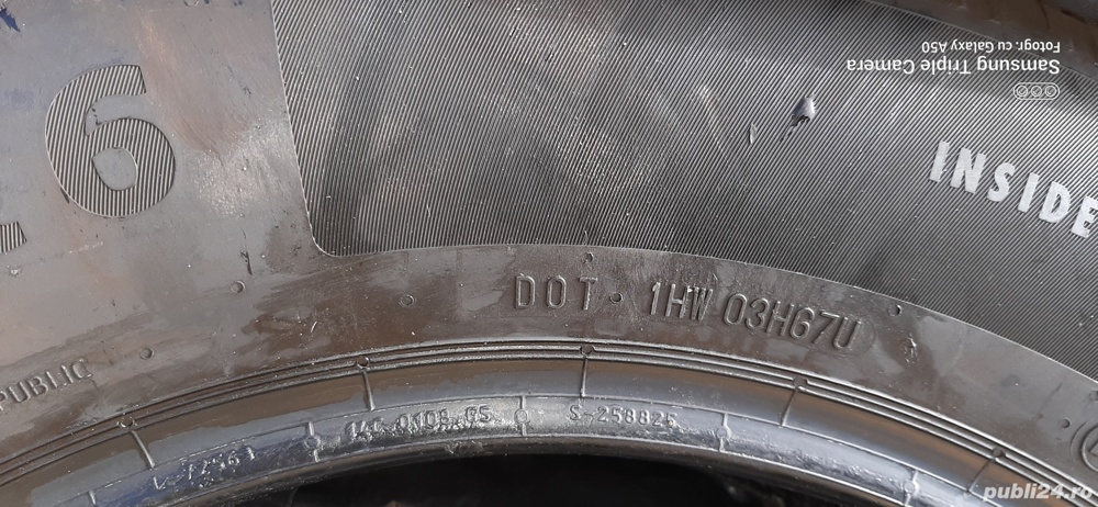 OFERTA SUPER! 4 cauciucuri Continental - vara - 215/65/17, Ecocontact6 - DOT1922 (Mai 2022) - Cehia!