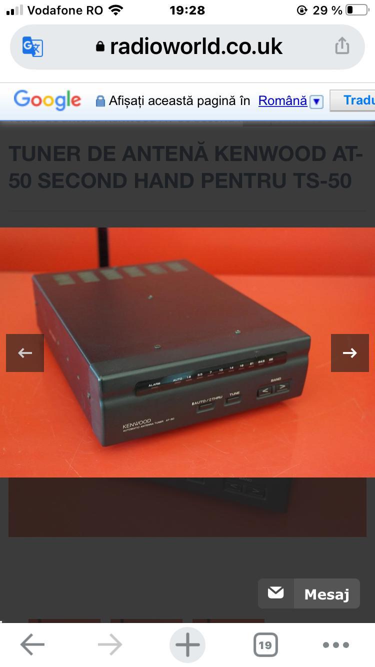 Antena tuning Kenwood AT-50