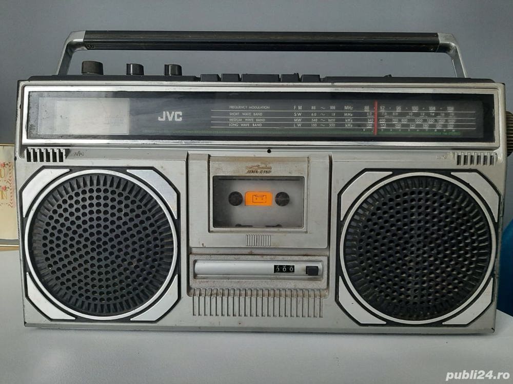 Radiocasetofon vintage JVC 1982