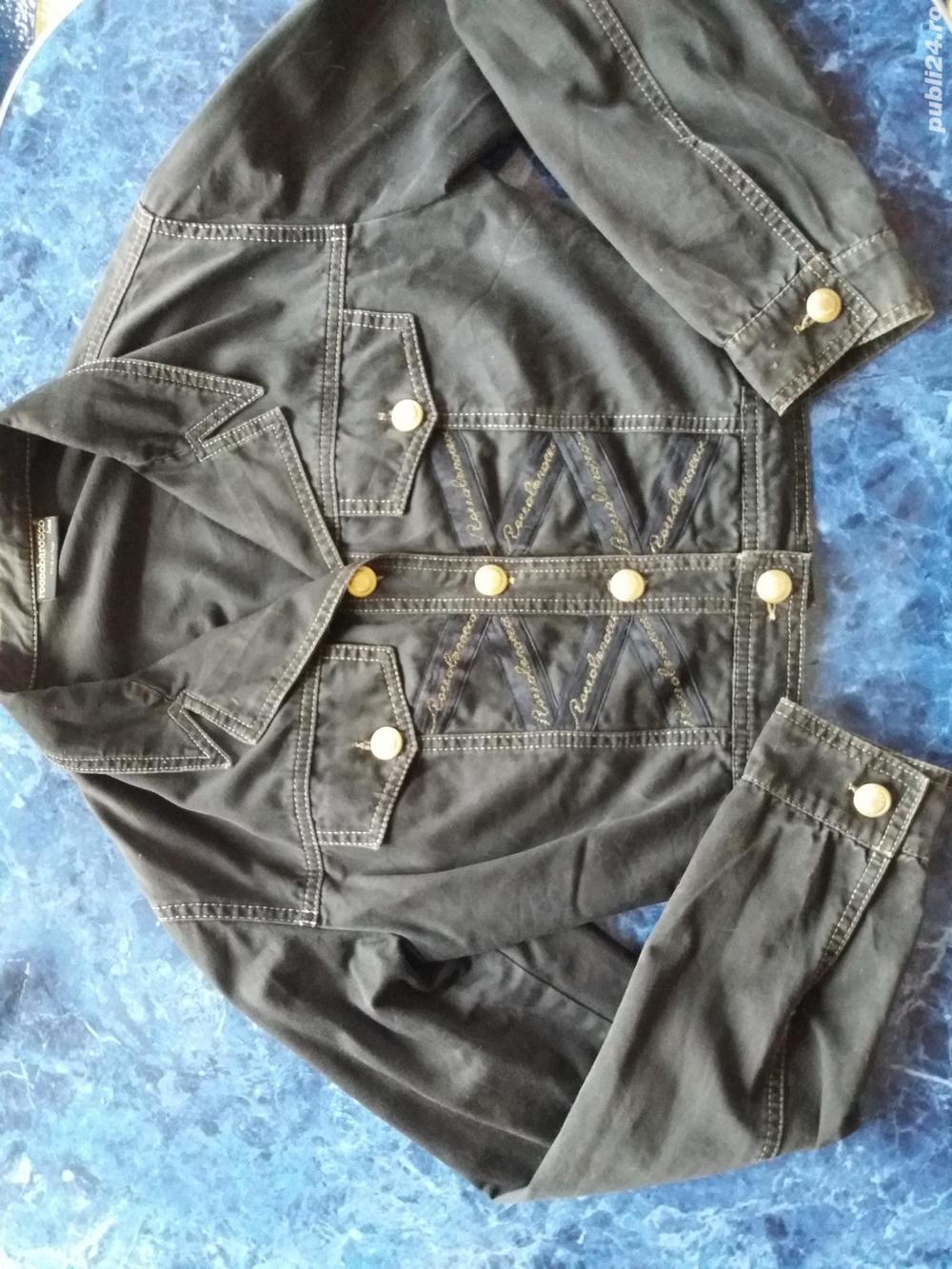 Vând geacă vintage denim ROCCOBAROCCO!