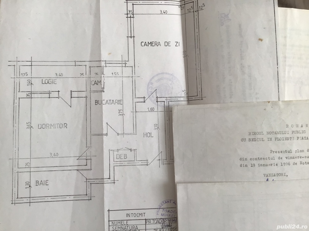 Apartament 2 camere de decomandate, et 2 din 9 Ploiesti, b dul Bucuresti! 