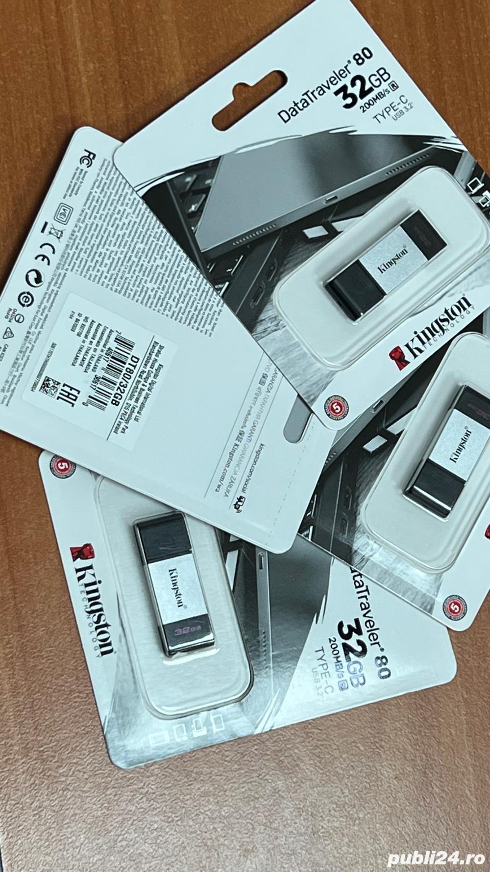 Memorie usb kingston datatraveler 80, 32gb, usb-c 3.2 gen 1