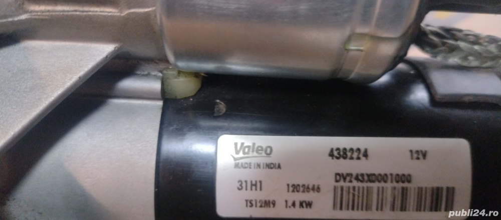Electromotor Dacia Renault 1.5 dciValeo cod 438224 
